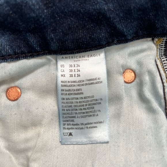 American Eagle Outfitters Men's Blue Jeans - Picture 5 of 8